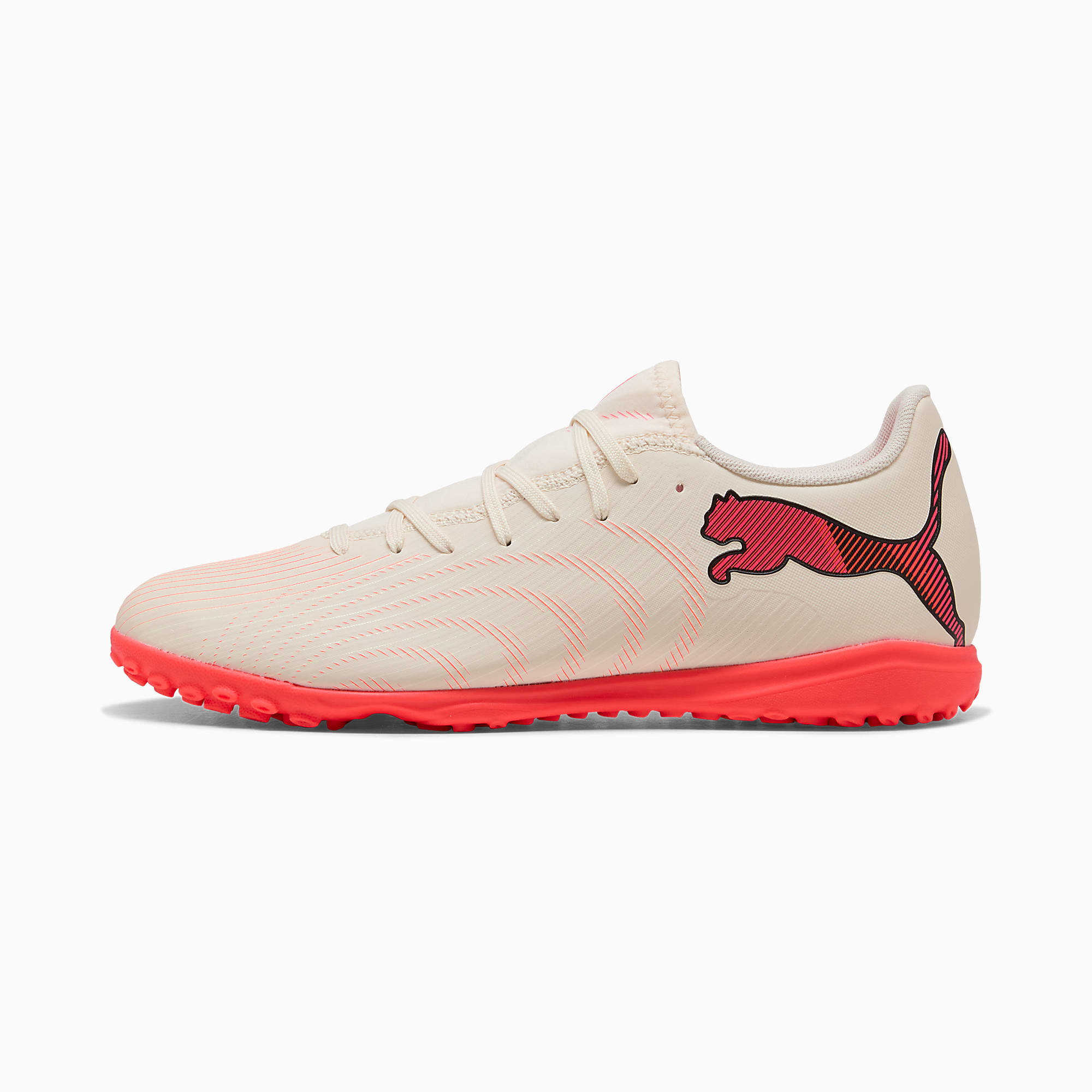 FUTURE 9 PLAY TT UNISEX Krampon - Sugared Almond-PUMA White-Ultra Red-PUMA Black - 109174_01 - Görsel 1