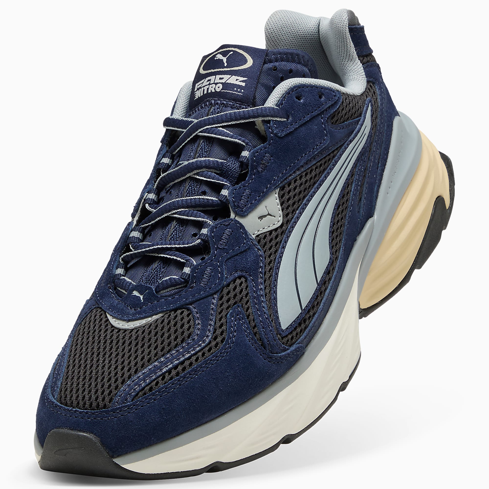 PUMA Fade UNISEX Ayakkabı - PUMA Navy-PUMA Black-Cool Mid Gray - 406202_02 - Görsel 8