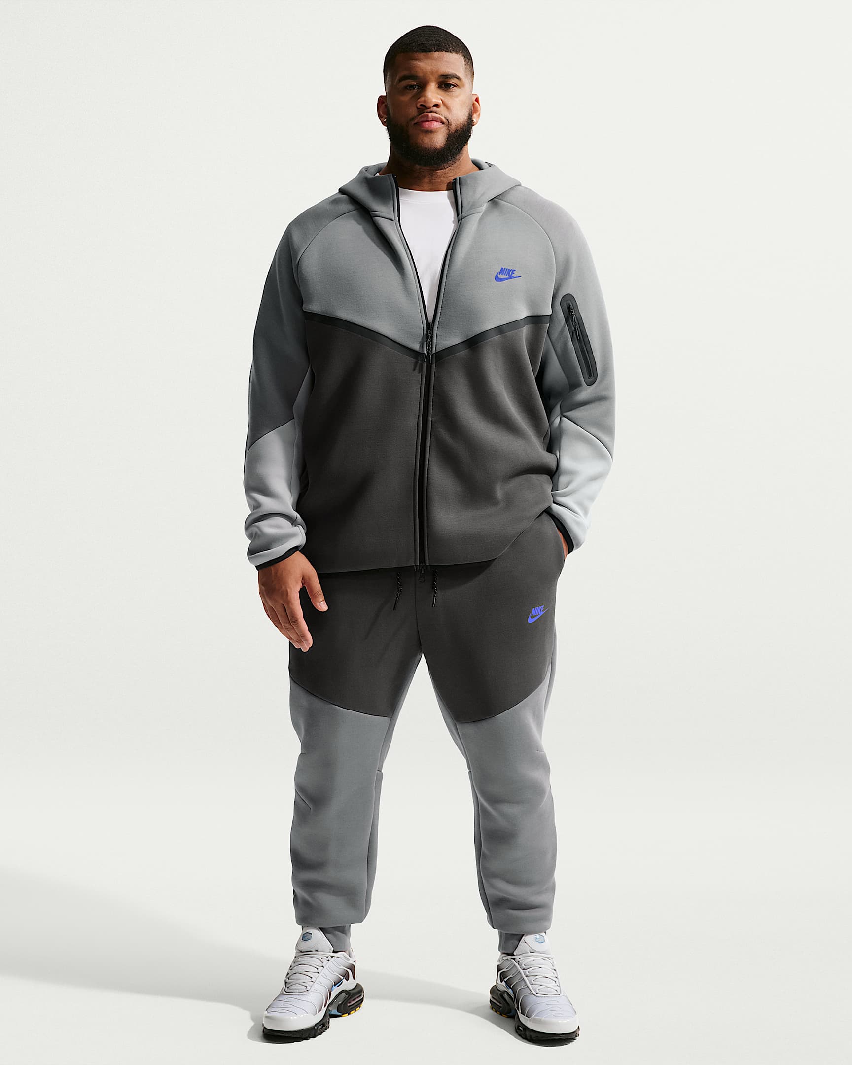 Nike Tech Fleece Erkek Jogger'ı - Pencil Point/Medium Ash/Sapphire