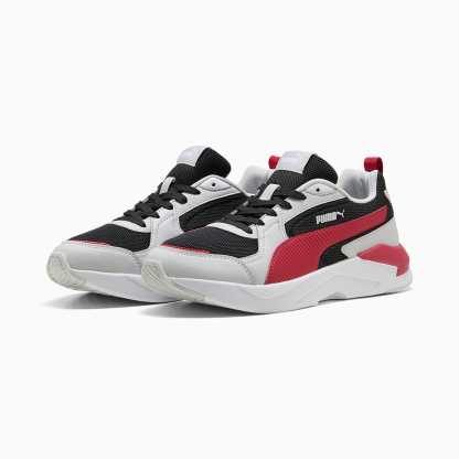 X-Ray 4 LIGHT UNISEX Ayakkabı - PUMA Black-Red Rhythm-Glacial Gray - 407361_04 - Görsel 2