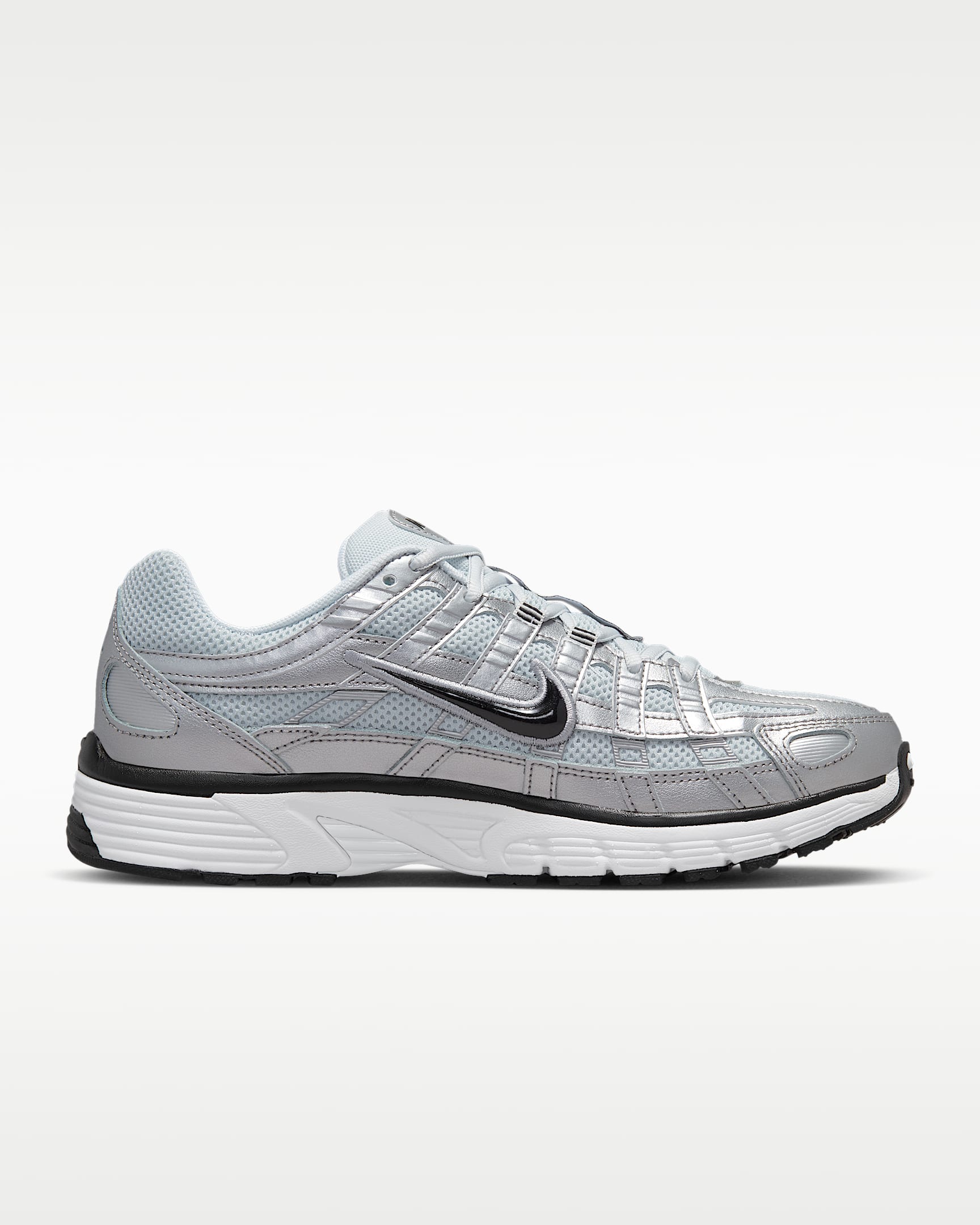 Nike P-6000 Ayakkabı - Beyaz/Metallic Silver/Pure Platinum/Siyah