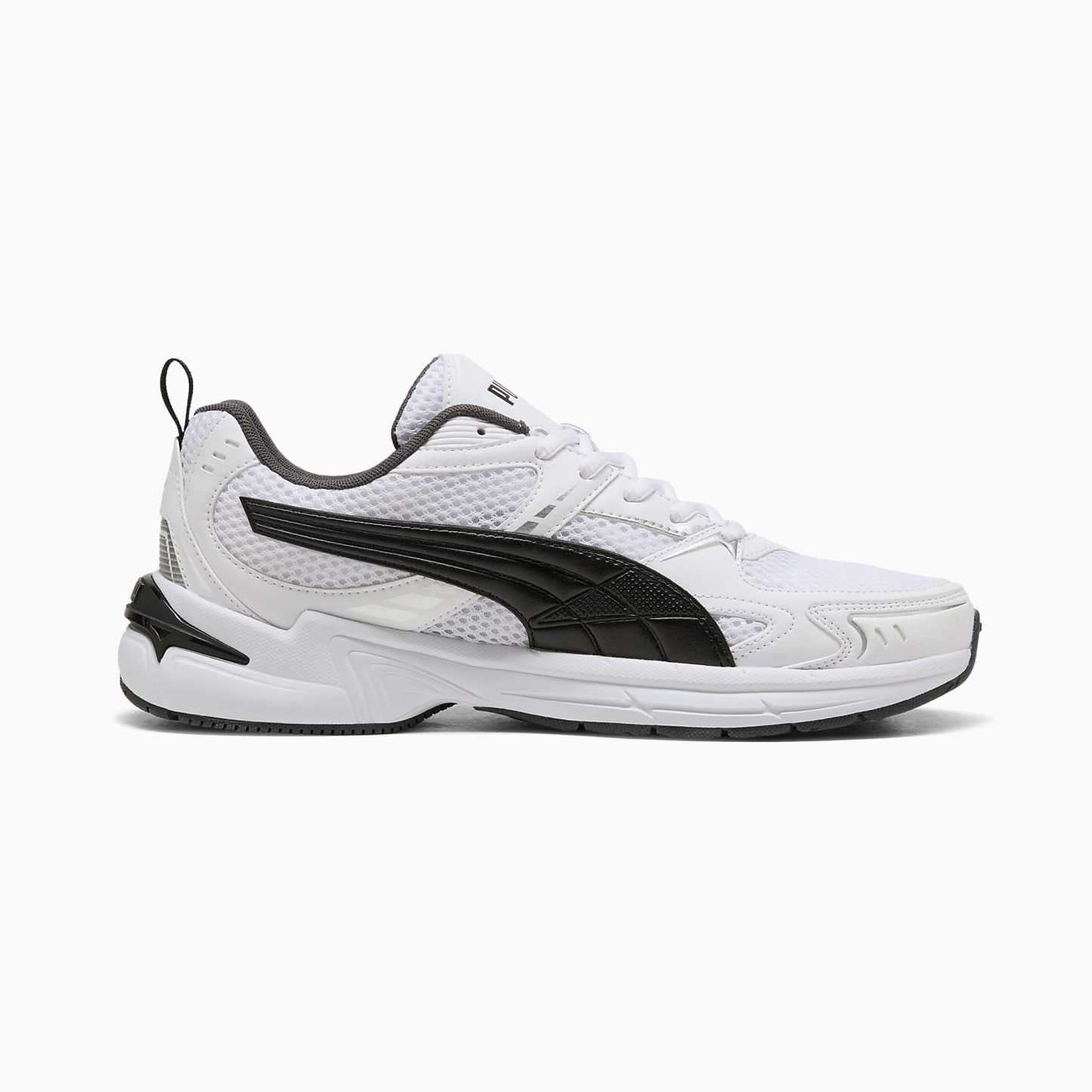 MILENIO Tech 2000 UNISEX Ayakkabı - Puma White-Puma Black-Puma Silver - 402625_12 - Görsel 5