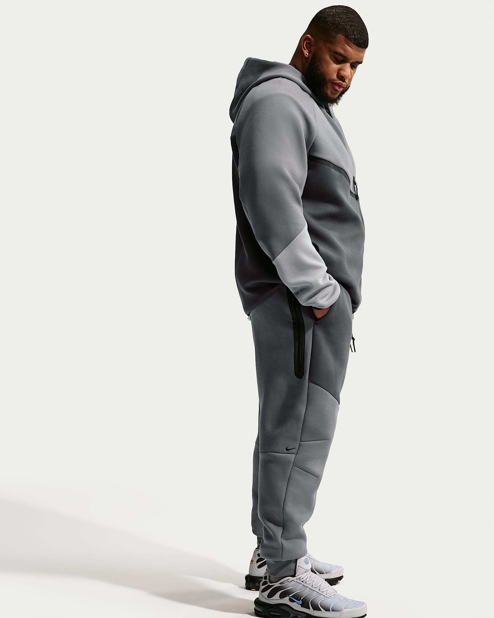 Nike Tech Fleece Erkek Jogger'ı - Pencil Point/Medium Ash/Sapphire
