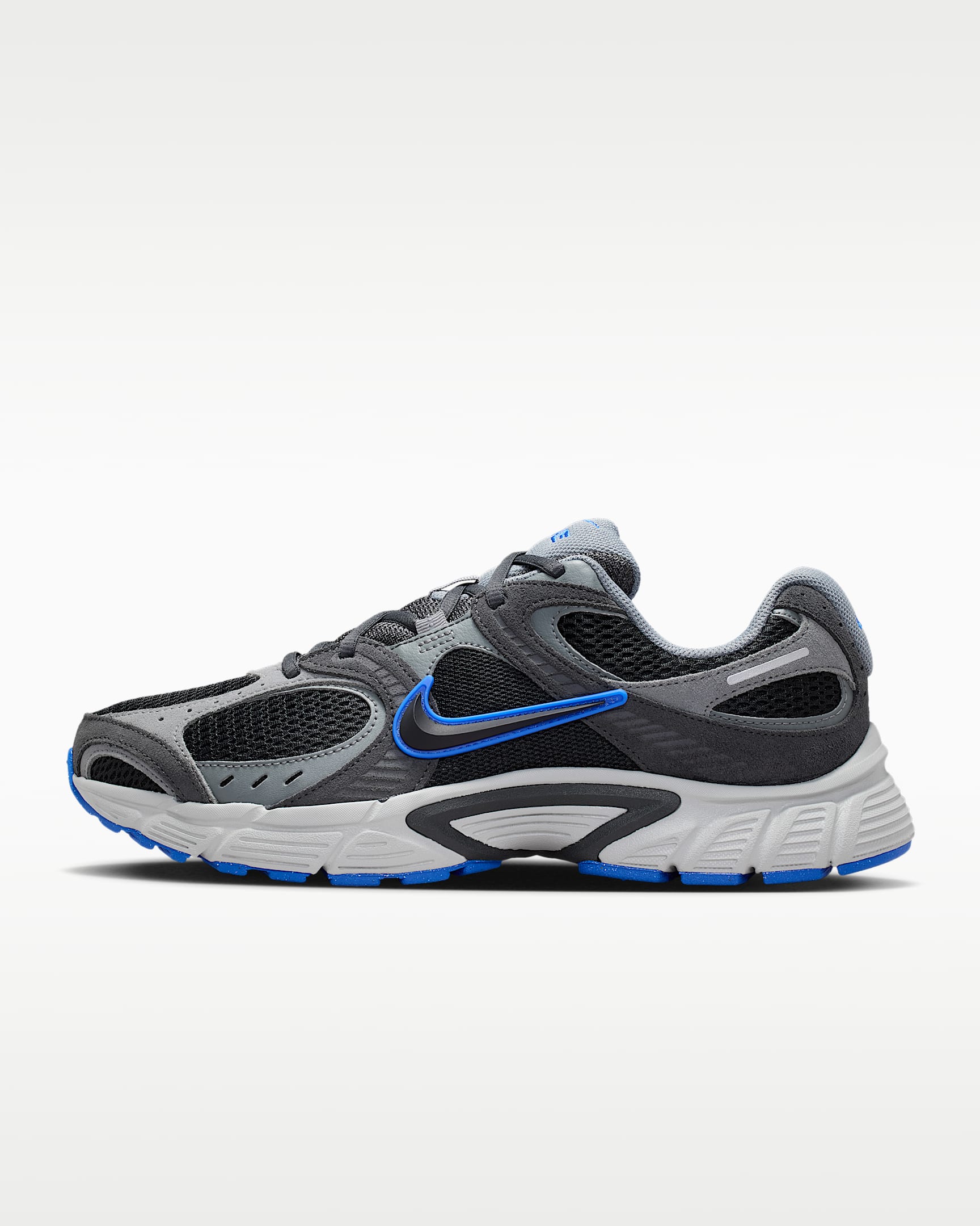 Nike V5 RNR Suede Erkek Ayakkabısı - Smoke Grey/Anthracite/Racer Blue/Siyah