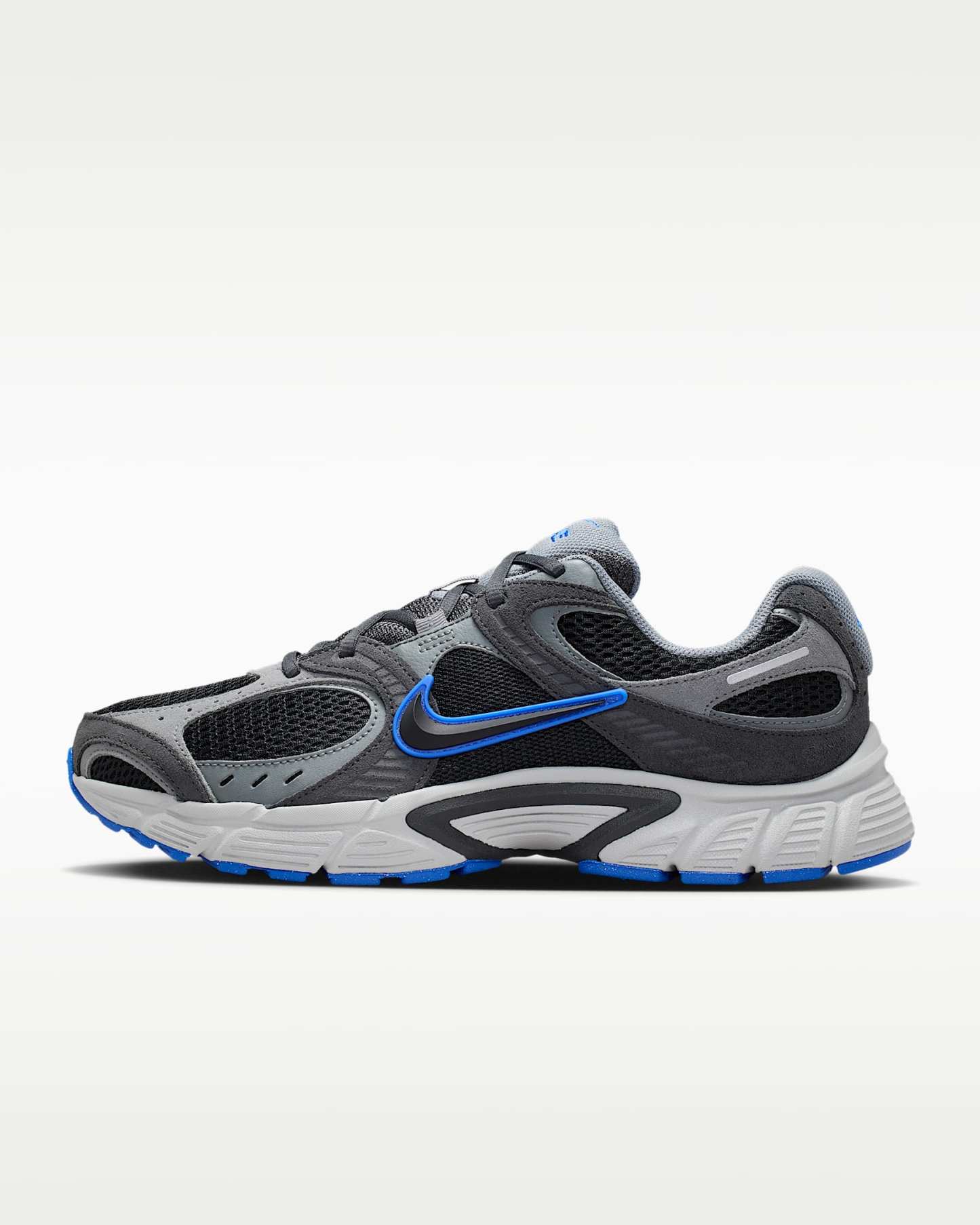Nike V5 RNR Suede Erkek Ayakkabısı - Smoke Grey/Anthracite/Racer Blue/Siyah