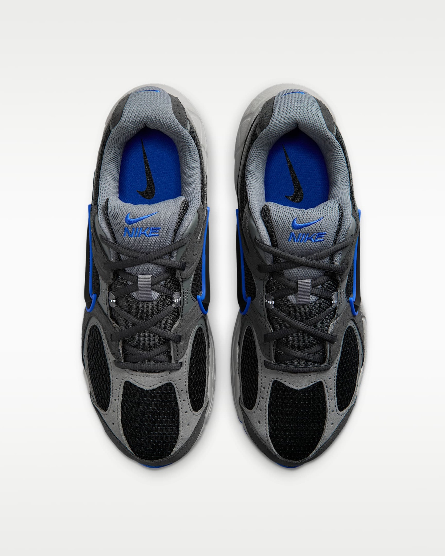 Nike V5 RNR Suede Erkek Ayakkabısı - Smoke Grey/Anthracite/Racer Blue/Siyah