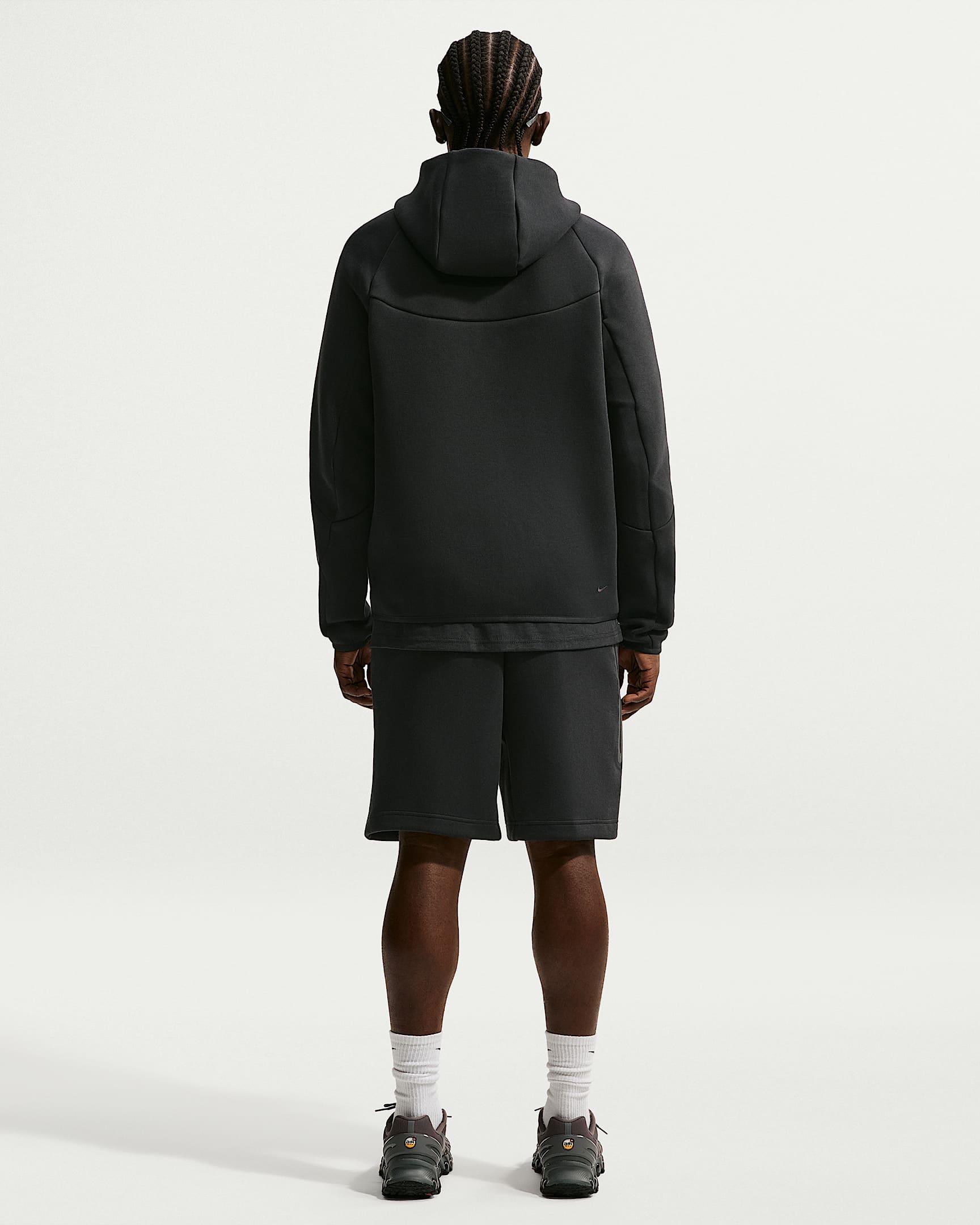 Nike Tech Fleece Erkek Şortu - Siyah/Siyah