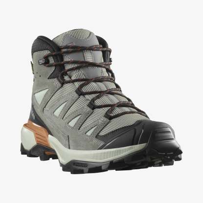 Salomon X Ultra 360 Leather Mid Gore-Tex Erkek Outdoor Botu - Kahve - Wrought Iron - L47979600 - image 4