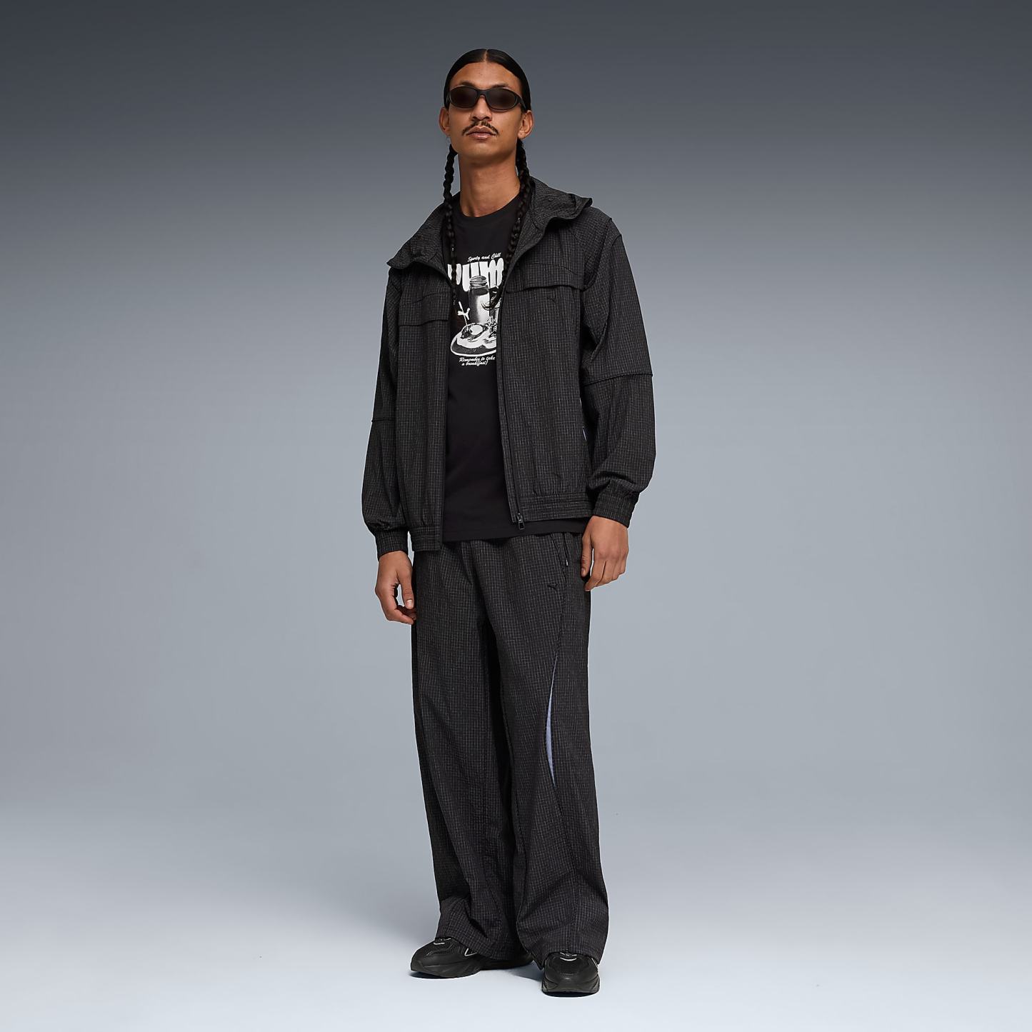 PUMA Fade UNISEX Ayakkabı - Puma Black-Puma Silver - 406203_05 - Görsel 3