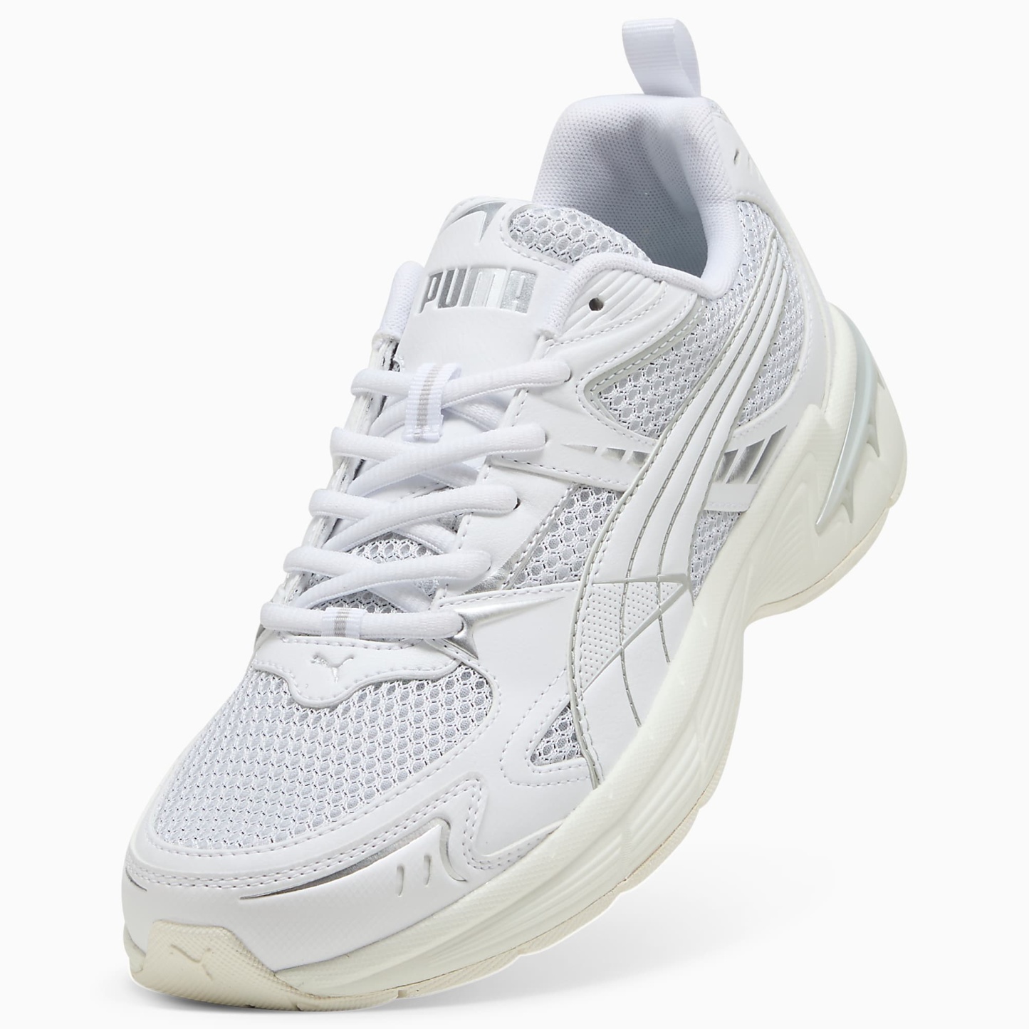 MILENIO Tech 2000 UNISEX Ayakkabı - PUMA White-Cool Light Gray-PUMA Silver - 404914_02 - Görsel 6