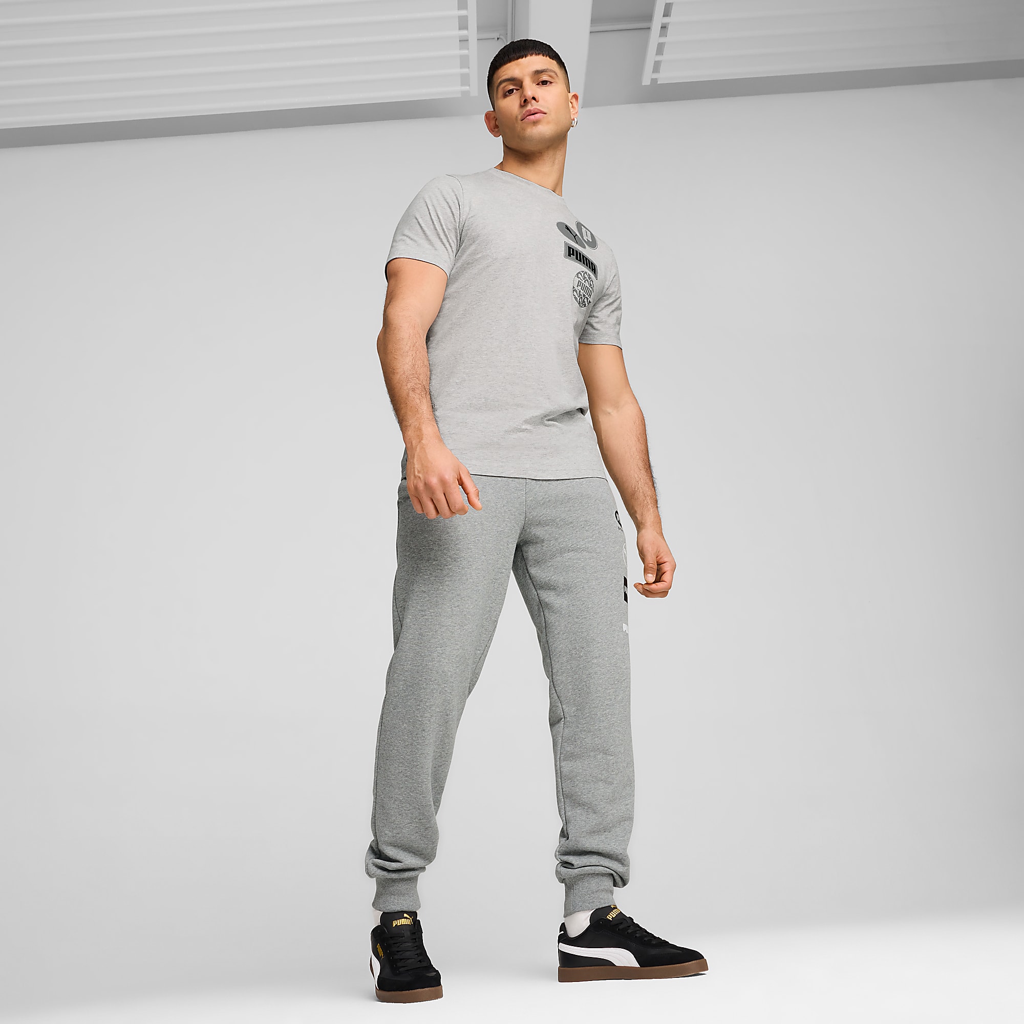 PUMA Club II Era Unisex Spor Ayakkabı - PUMA Black-PUMA White-PUMA Gold - 397447_02 - Görsel 3