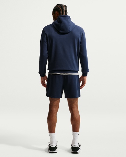 Nike Club Bol Kesimli Fransız Havlu Kumaşı Erkek Şortu - Obsidian/Obsidian/Beyaz