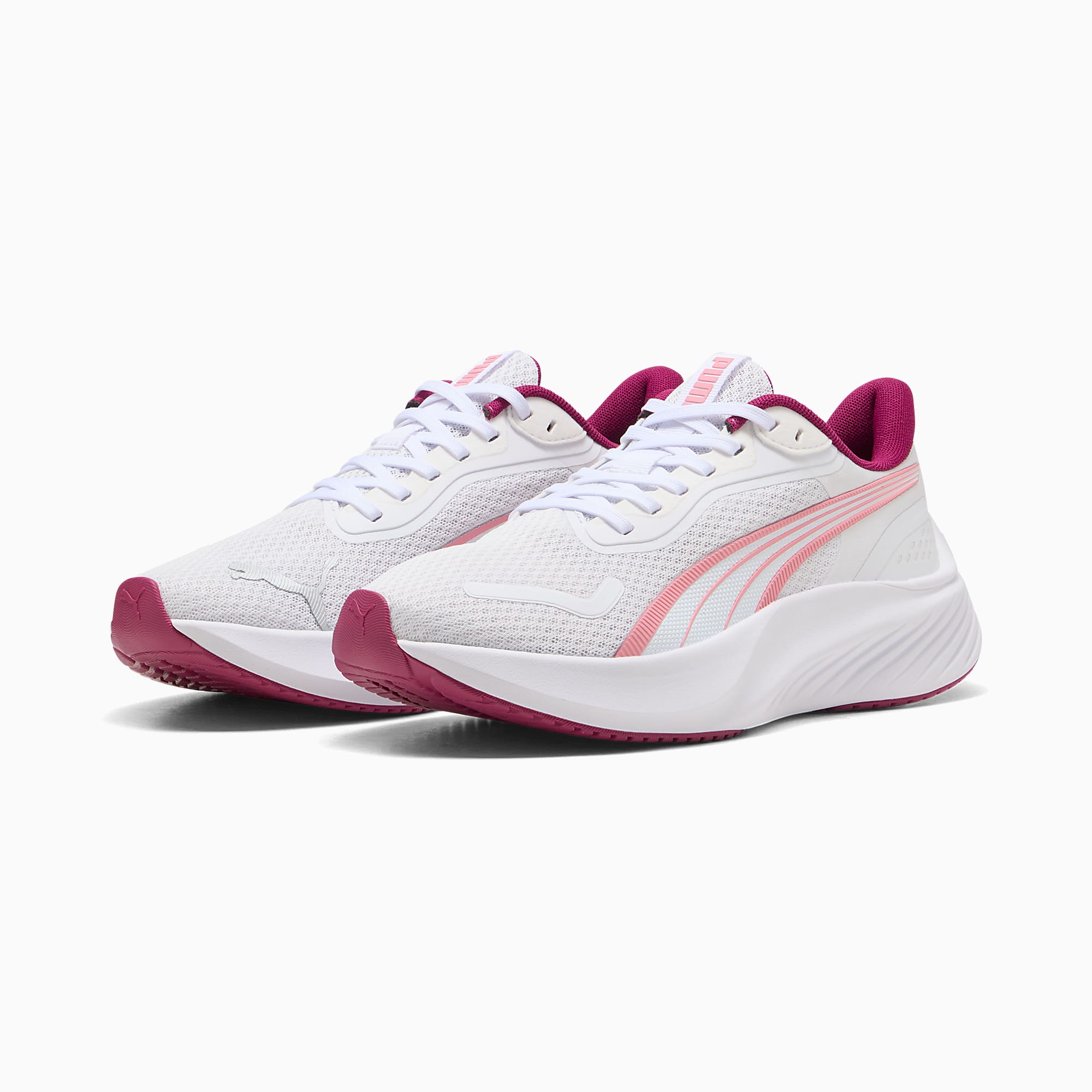 Pounce LITE Koşu Ayakkabısı - PUMA White-Berry - 310778_28 - Görsel 2