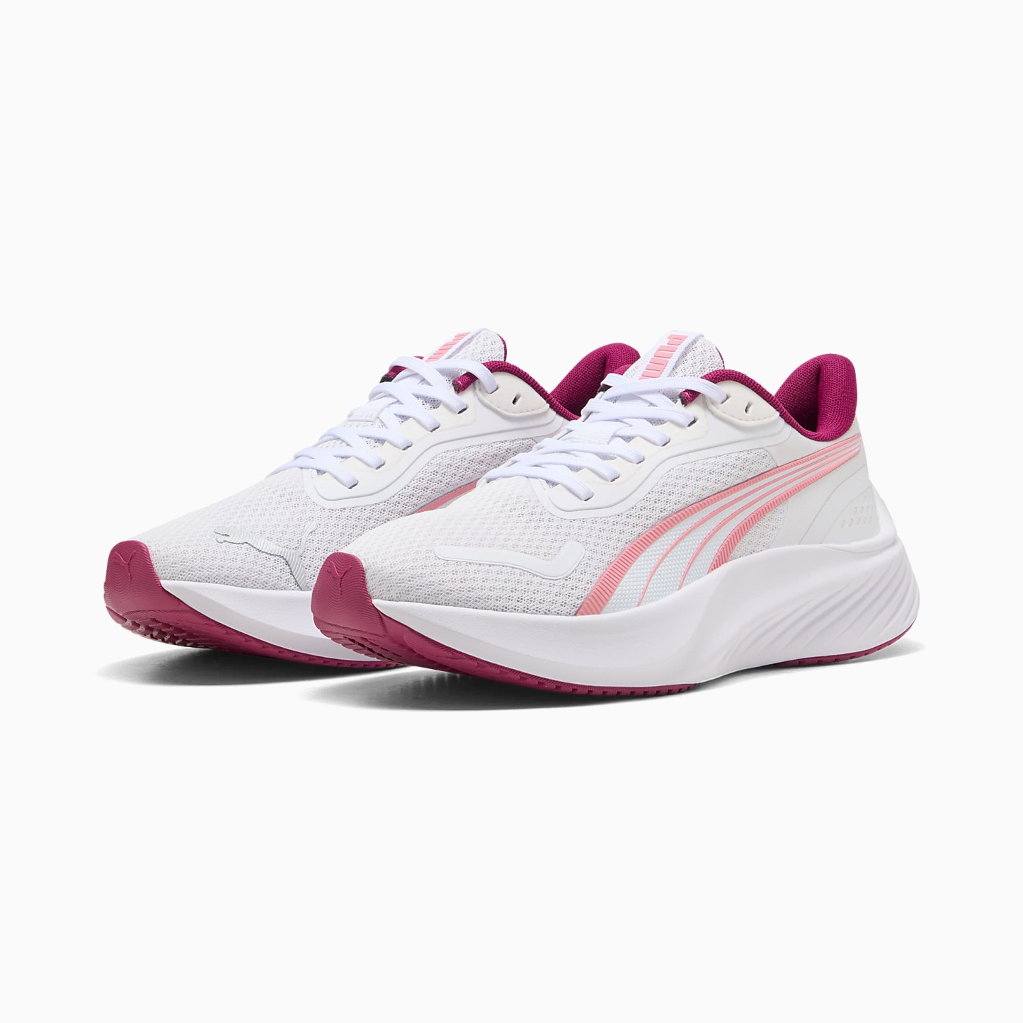Pounce LITE Koşu Ayakkabısı - PUMA White-Berry - 310778_28 - Görsel 2
