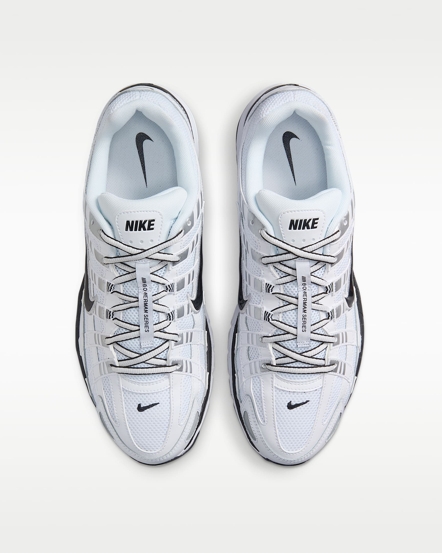 Nike P-6000 Ayakkabı - Beyaz/Metallic Silver/Siyah/Siyah