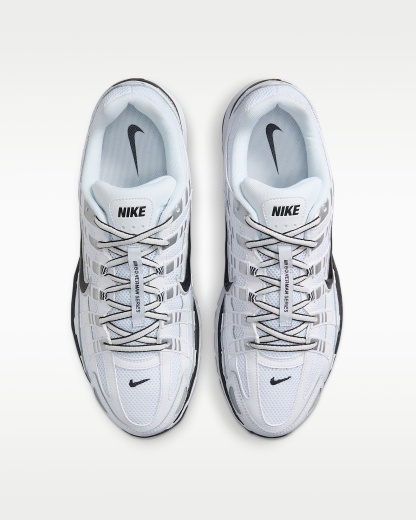 Nike P-6000 Ayakkabı - Beyaz/Metallic Silver/Siyah/Siyah
