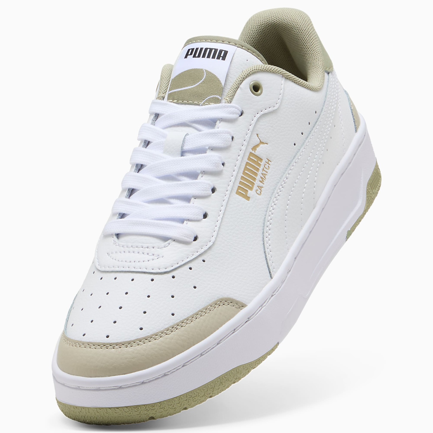 CA Match Ayakkabı - PUMA White-Lux Army - 400779_14 - Görsel 6