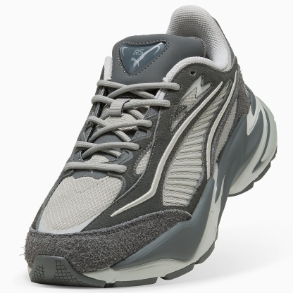 RS Surge HAIRY Suede UNISEX Ayakkabı - Smokey Gray-Cool Dark Gray - 404327_08 - Görsel 6
