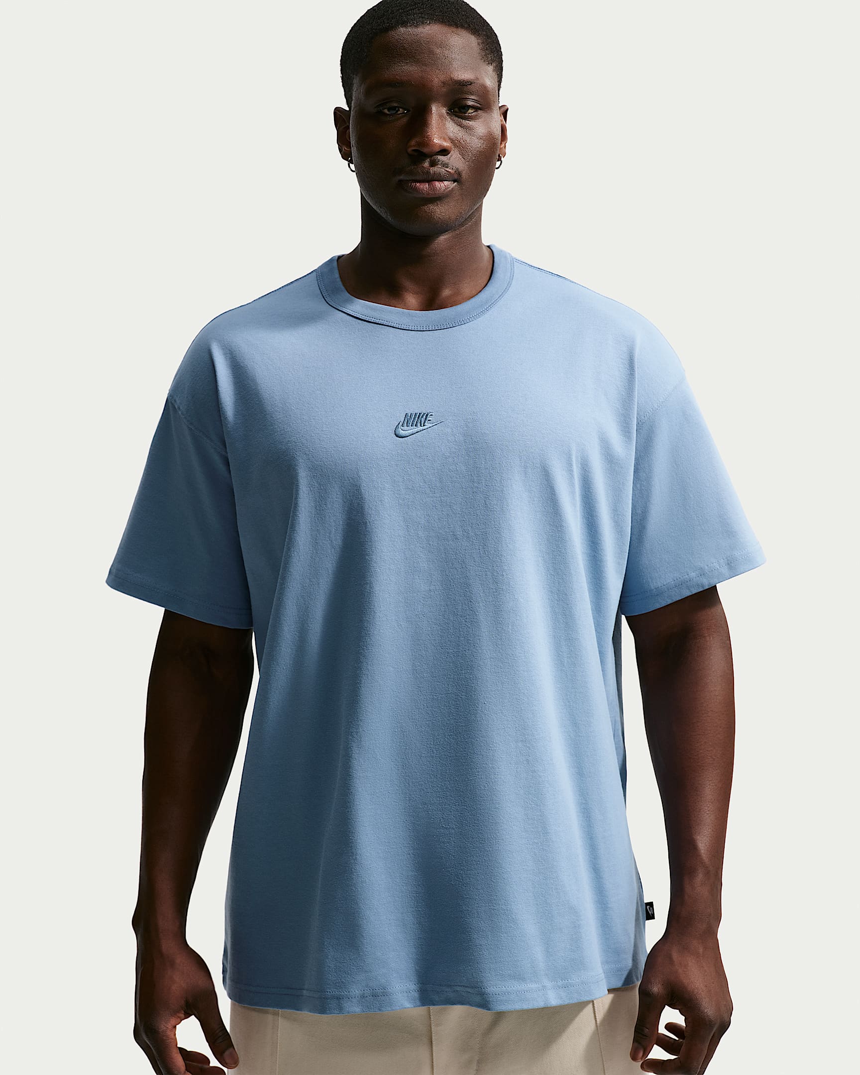 Nike Sportswear Premium Essentials Erkek Tişörtü - Work Blue
