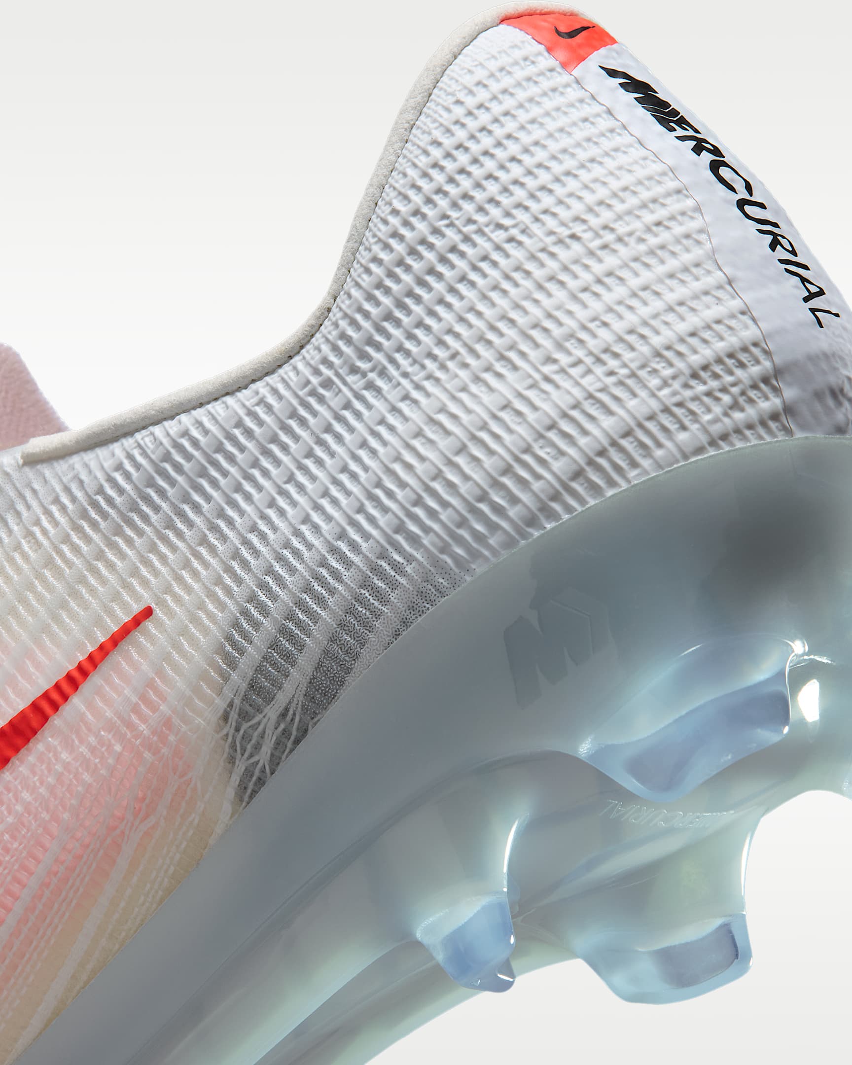 Nike Mercurial Superfly 11 Elite Düşük Bilekli Kuru Çim Zemin Kramponu - Beyaz/Bright Crimson/Blur