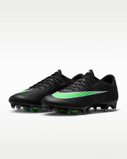 Nike Mercurial Superfly 11 Elite Düşük Bilekli Suni Çim Kramponu - Siyah/Siyah/Illusion Green