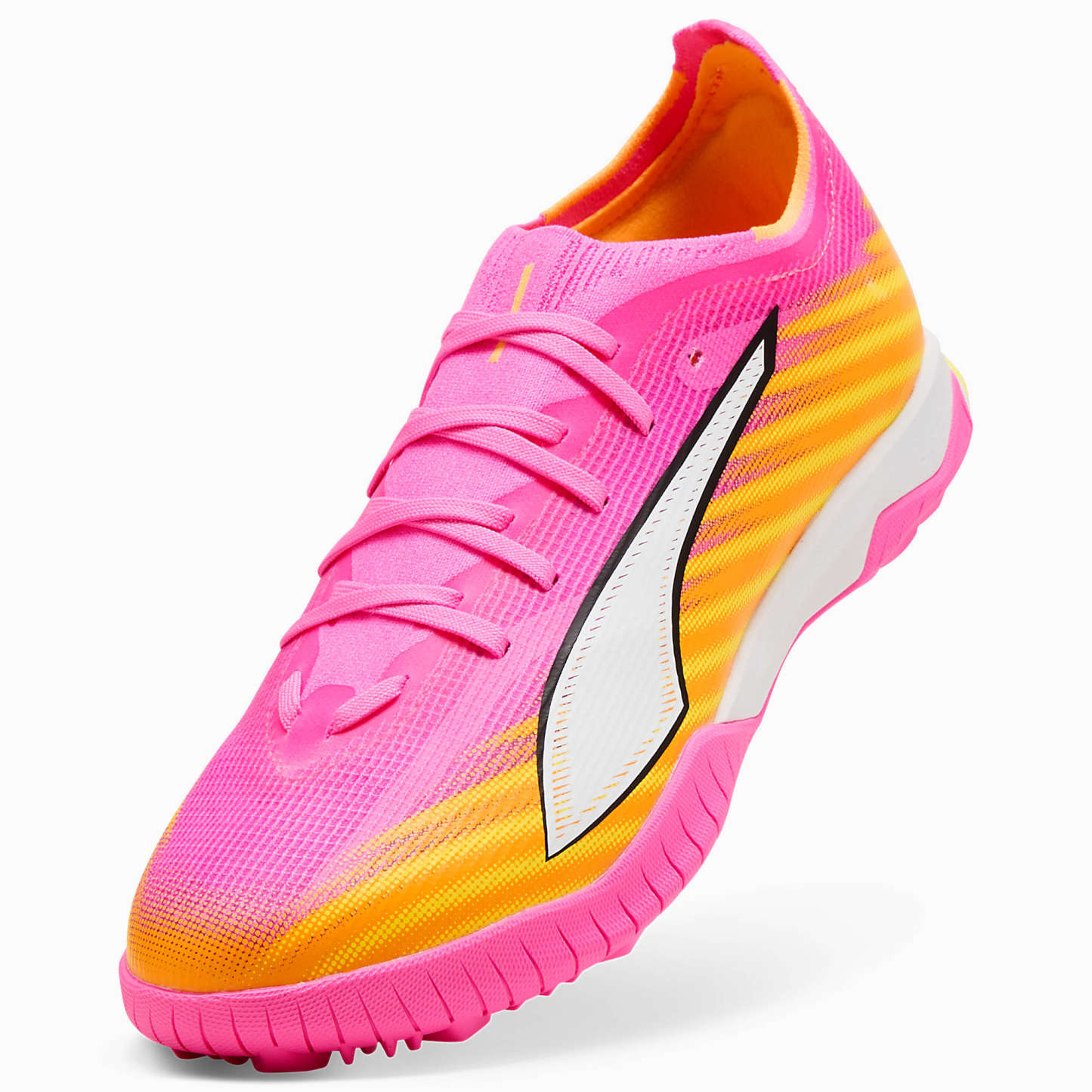 ULTRA 6 MATCH TT UNISEX Krampon - Poison Pink-PUMA White-Sun Stream-Bright Aqua-PUMA Black - 108975_05 - Görsel 6