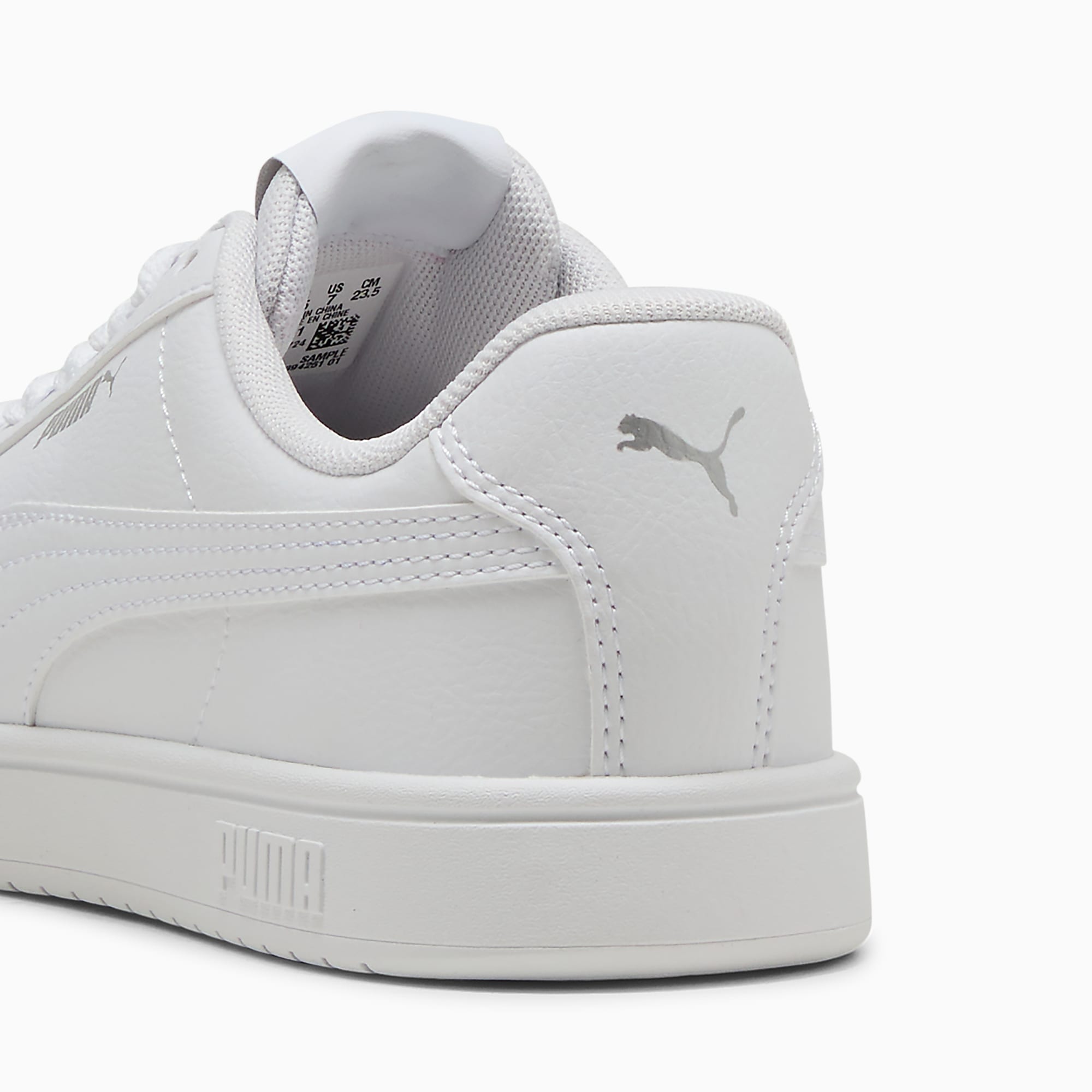 PUMA RICKIE CLASSIC Ayakkabı - Puma White-Puma Silver - 394251_01 - Görsel 3