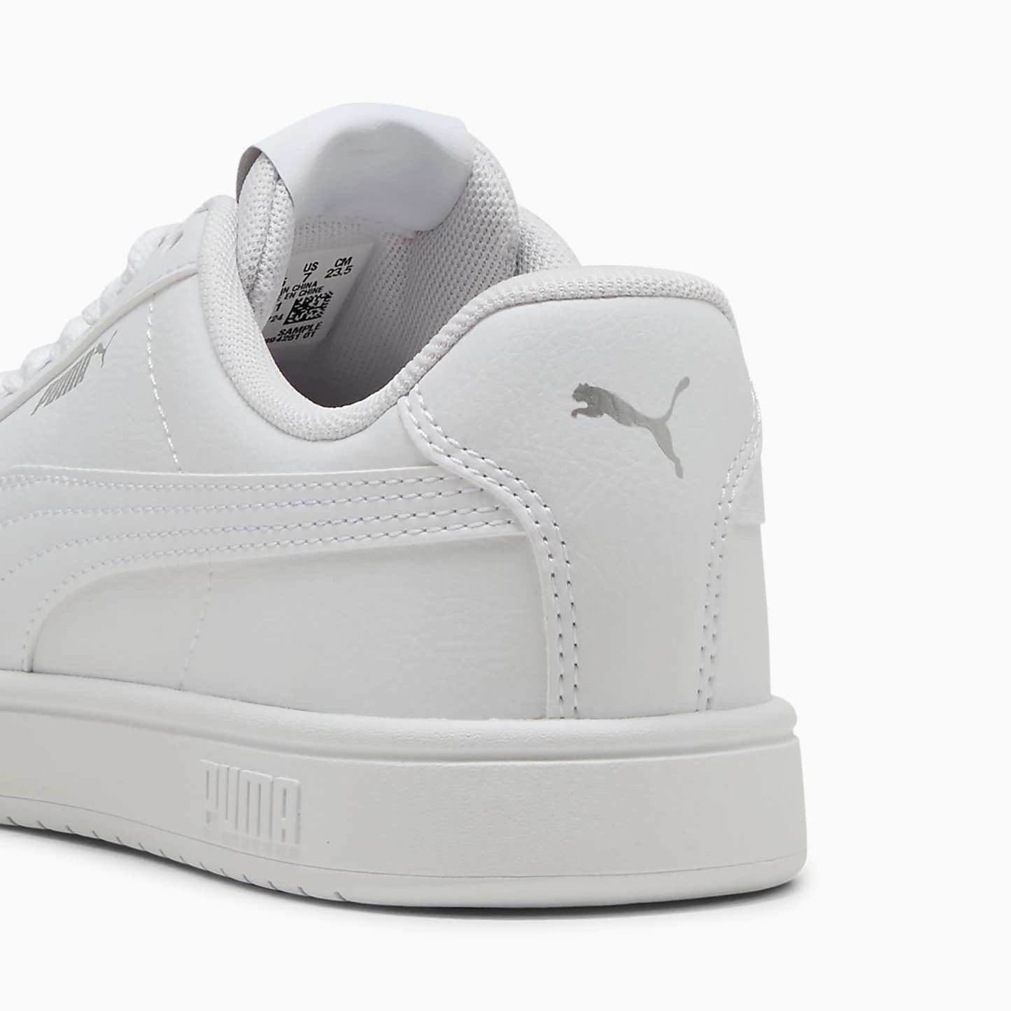 PUMA RICKIE CLASSIC Ayakkabı - Puma White-Puma Silver - 394251_01 - Görsel 3