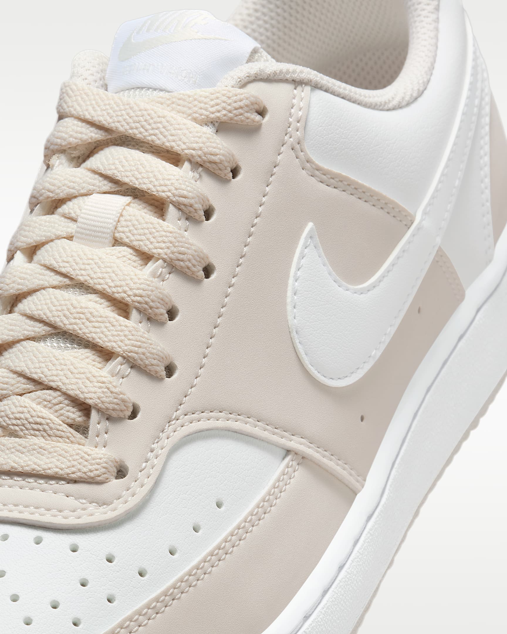 Nike Court Vision Low Kadın Ayakkabısı - Phantom/Beyaz