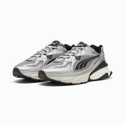 PUMA Fade UNISEX Ayakkabı - PUMA Silver-Cool Mid Gray-PUMA Black - 406203_04 - Görsel 4