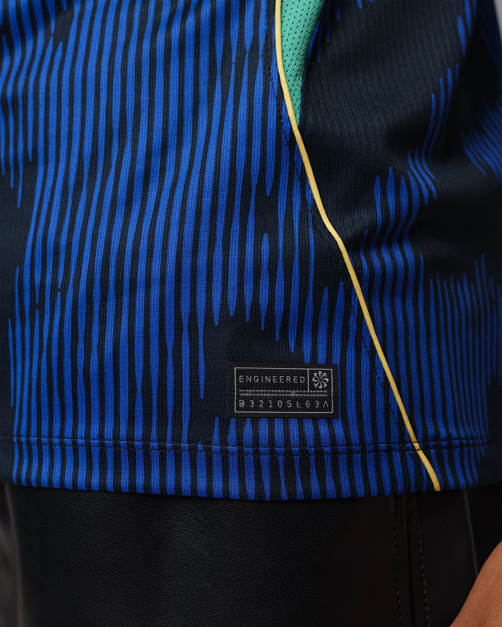 Brezilya Milli Takımı 2026 Stadyum Deplasman Nike Dri-FIT Erkek Futbol Forması - Old Royal/Siyah
