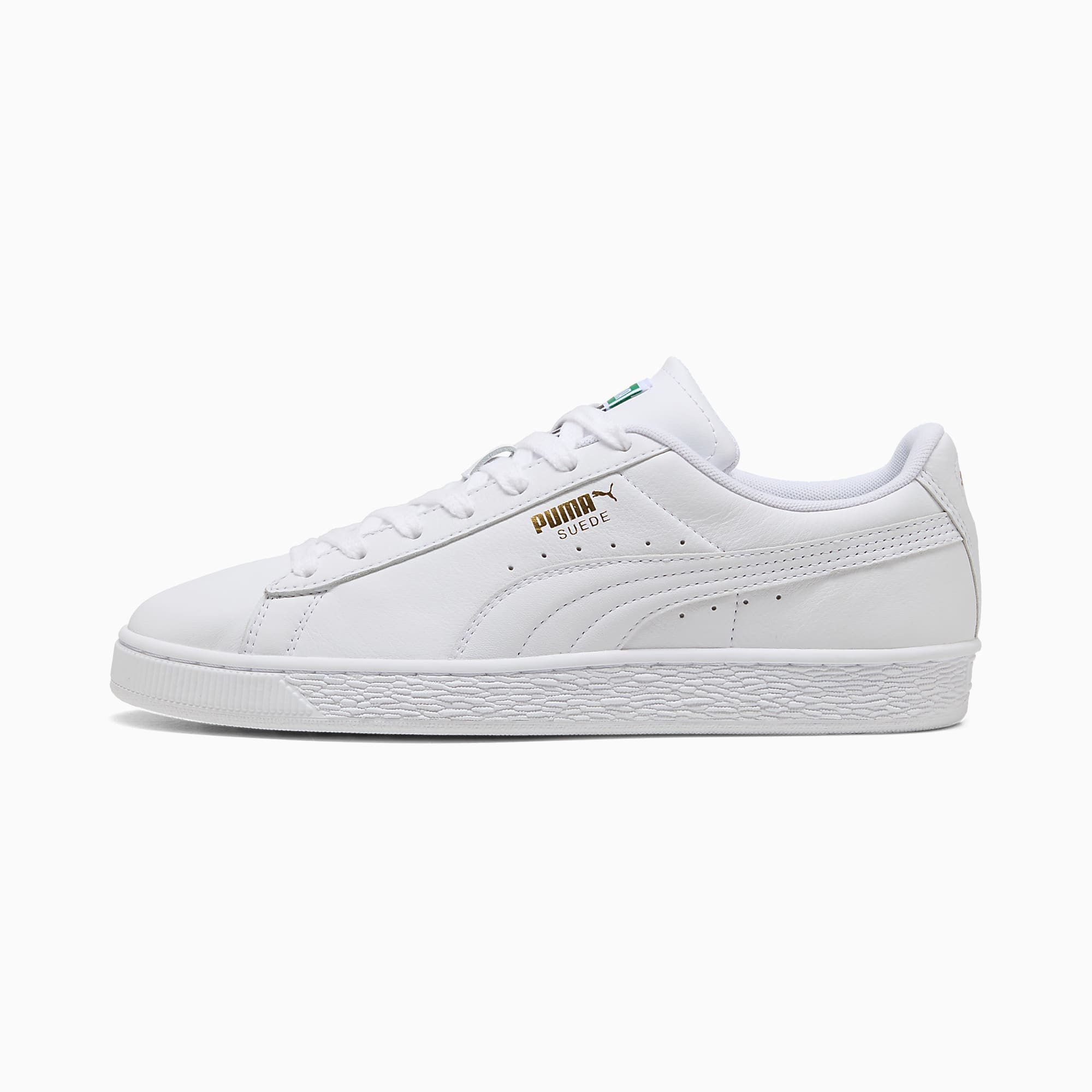 Suede UNISEX Ayakkabı - PUMA White-Archive Green - 408467_01 - Görsel 1