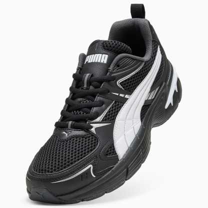 MILENIO Tech 2000 UNISEX Ayakkabı - Puma Black-Puma White-Puma Silver - 402625_01 - Görsel 6