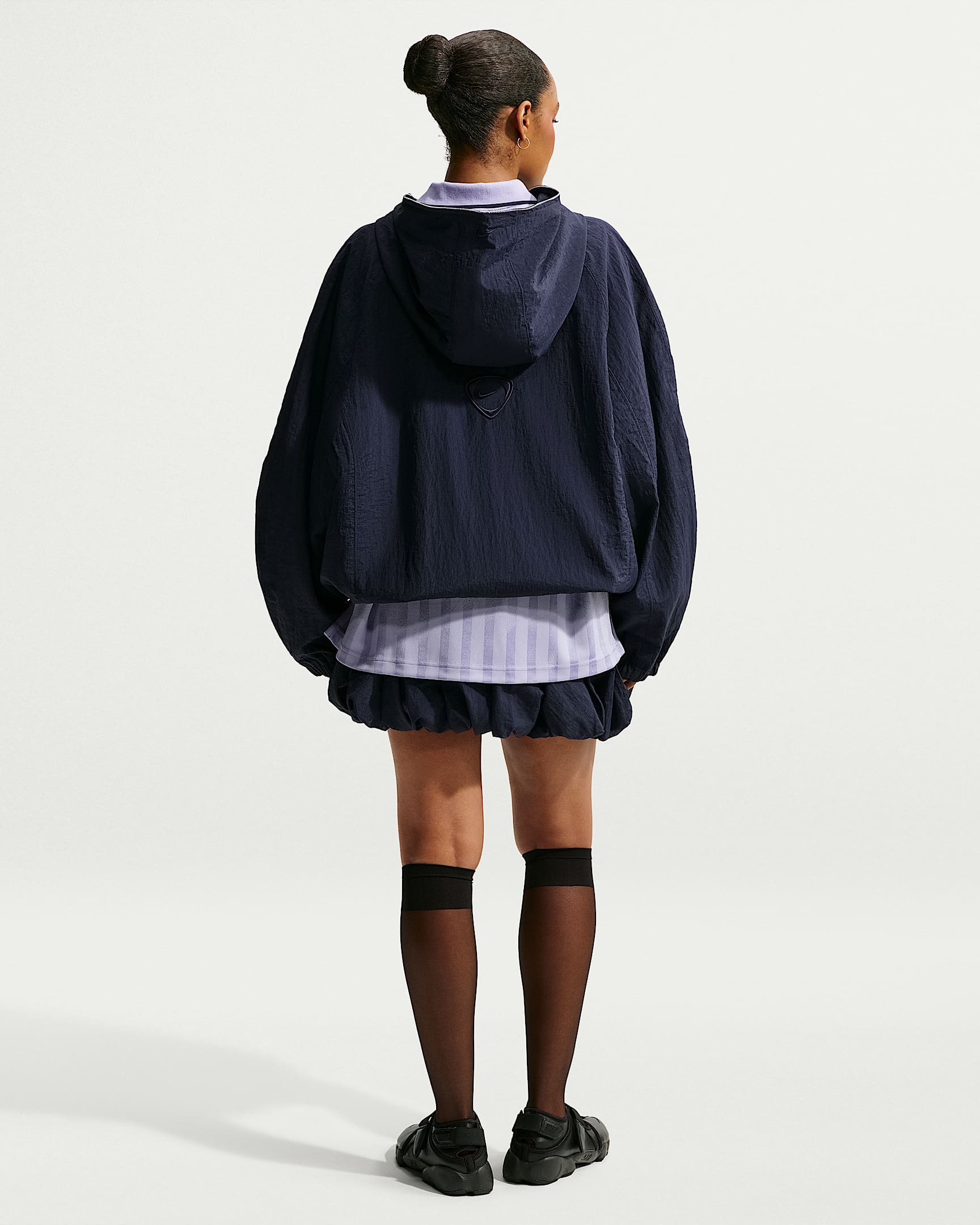 Nike Runway Kadın Hafif Ceket - Blackened Blue