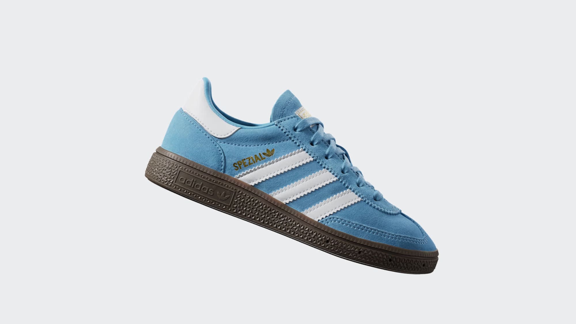 Handball Spezial Kids Ayakkabı - Light Blue / Cloud White / Gum - JI2896 - Görsel 10