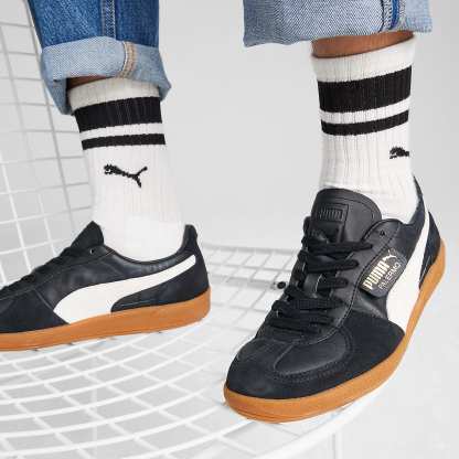 Palermo Deri Ayakkabı - PUMA Black-Feather Gray-Gum - 396464_03 - Görsel 2