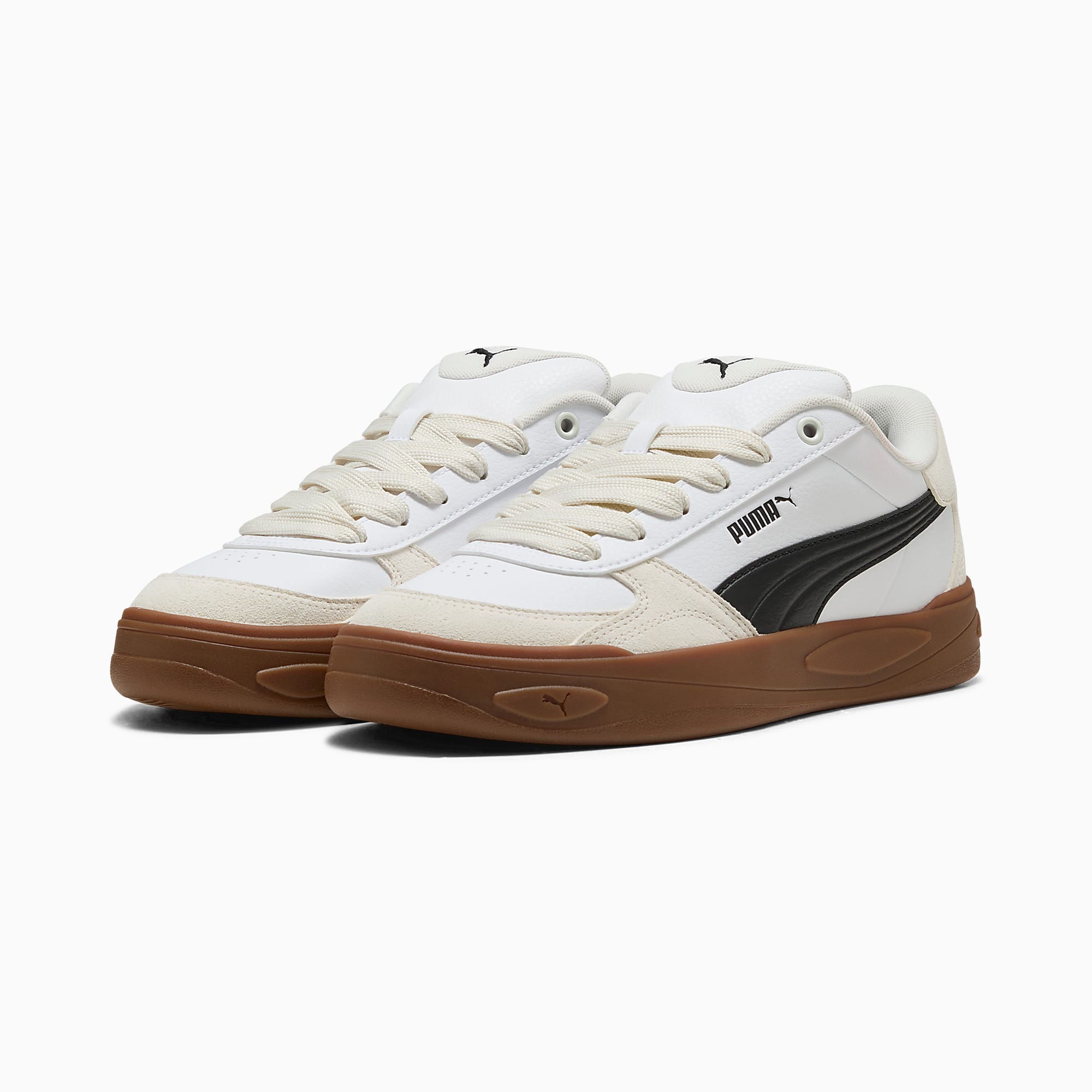 Park LIFESTYLE II UNISEX Ayakkabı - PUMA White-PUMA Black-Vapor Gray - 407156_03 - Görsel 2