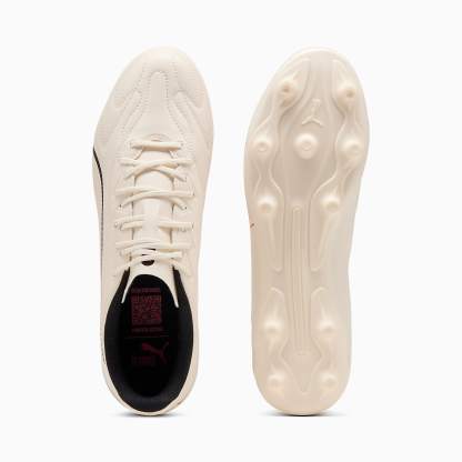 KING 20 PLAY FG/AG UNISEX Krampon - Sugared Almond-PUMA Black-Ultra Red - 109360_01 - Görsel 4