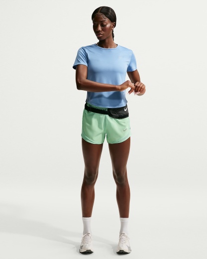 Nike Tempo Dri-FIT Kısa Kollu Kadın Koşu Üstü - Work Blue