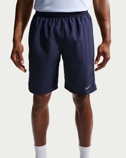 Nike Miler Dri-FIT 23 cm Astarsız Erkek Koşu Şortu - Midnight Navy/Midnight Navy