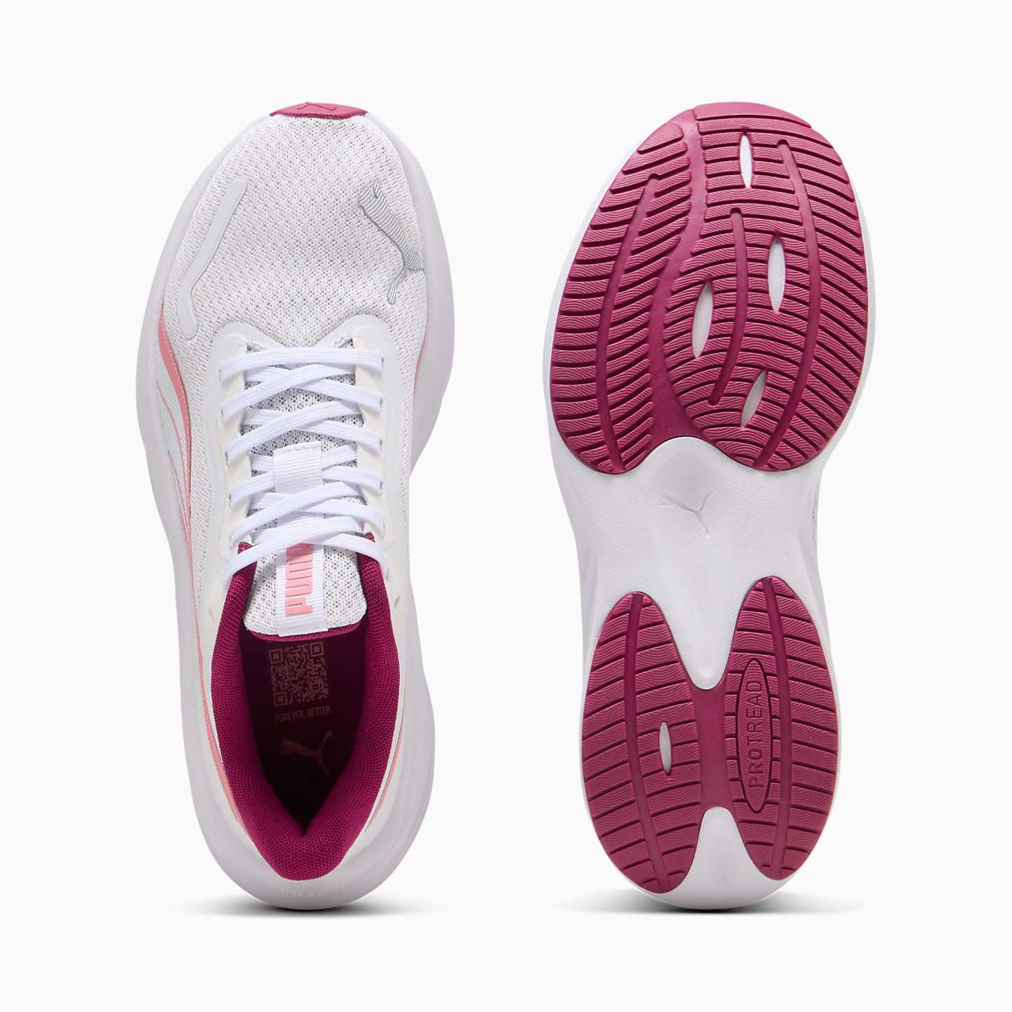 Pounce LITE Koşu Ayakkabısı - PUMA White-Berry - 310778_28 - Görsel 4