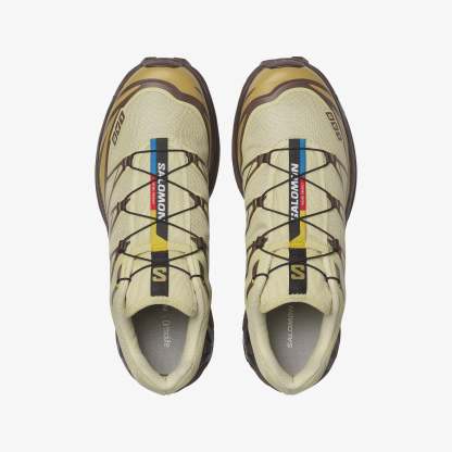 Salomon XT-6 Unisex Sneaker White L49212200 - Dusty Yellow - L47869500 - image 3