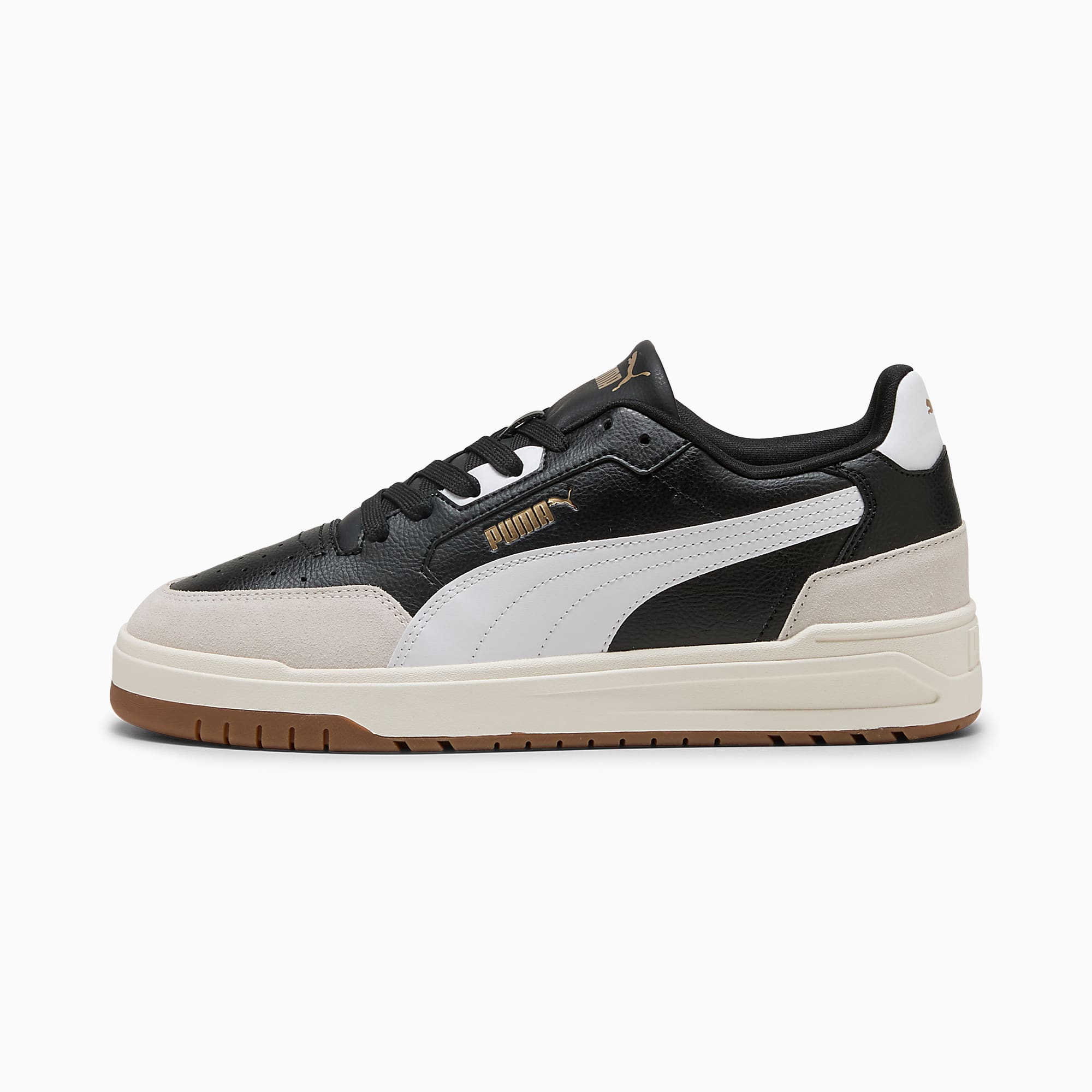 Shuffle Downtown UNISEX Ayakkabı - PUMA Black-PUMA White-Vapor Gray - 403840_02 - Görsel 1