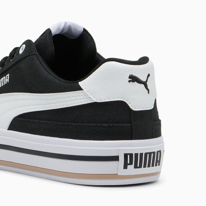 Court CLASSIC VULCANISED FORMSTRIP UNISEX Ayakkabı - Puma Black-Puma White - 396353_03 - Görsel 3