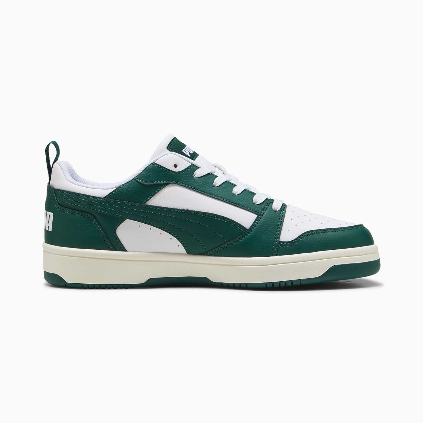 Rebound V6 Low UNISEX Ayakkabı - PUMA White-Dark Myrtle-Warm White - 406388_43 - Görsel 5
