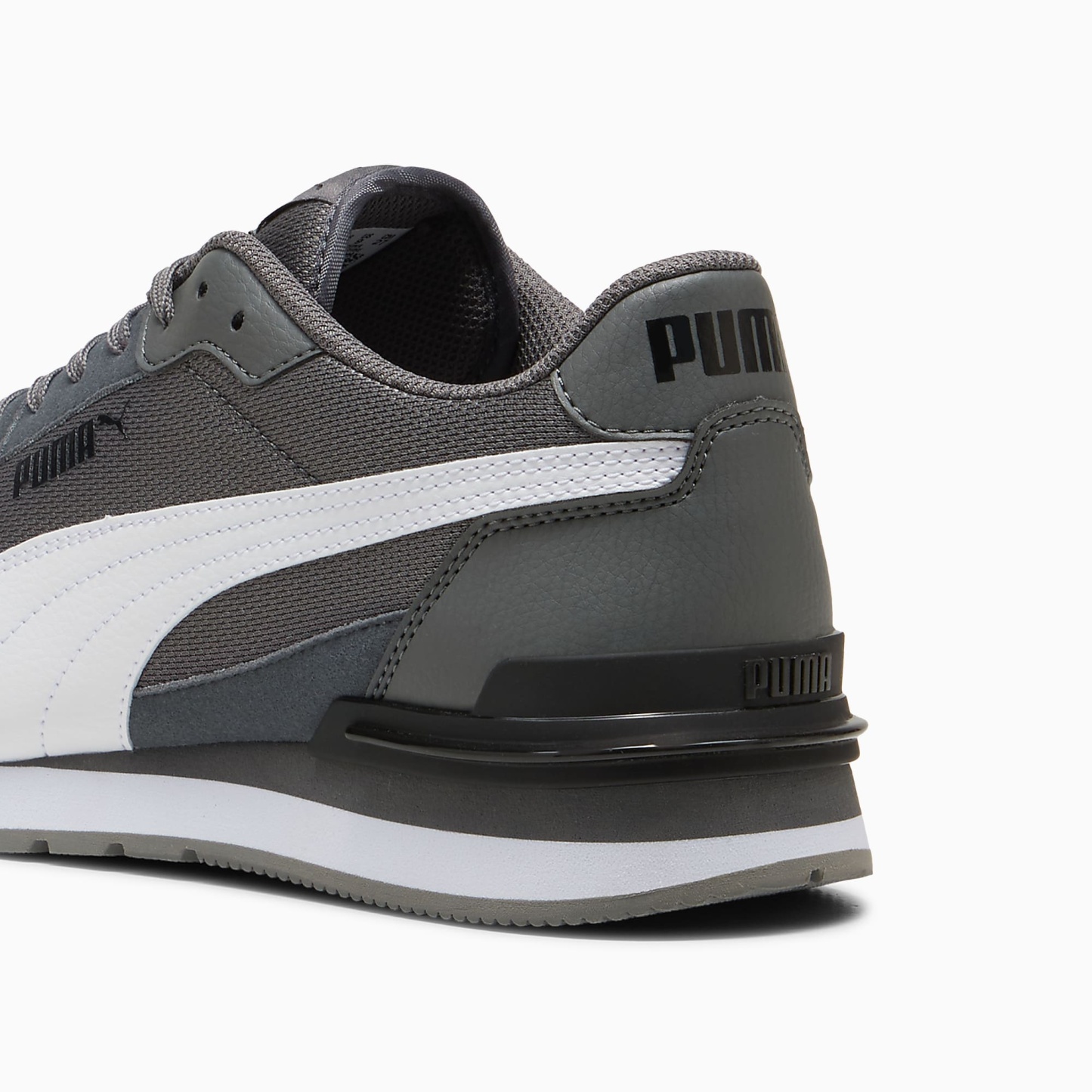 ST Runner v4 Mesh Unisex Spor Ayakkabı - Cool Dark Gray-PUMA White-PUMA Black - 399666_03 - Görsel 5