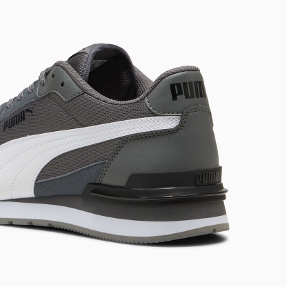 ST Runner v4 Mesh Unisex Spor Ayakkabı - Cool Dark Gray-PUMA White-PUMA Black - 399666_03 - Görsel 5
