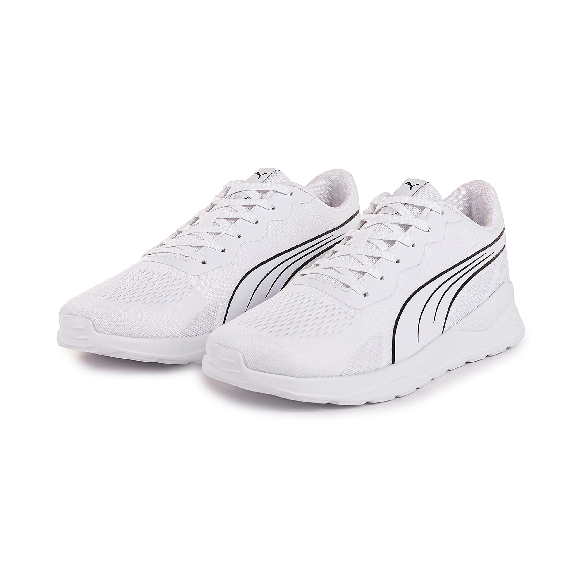 LITE Runner UNISEX Ayakkabı - Puma White-Puma White - 408533_03 - Görsel 2