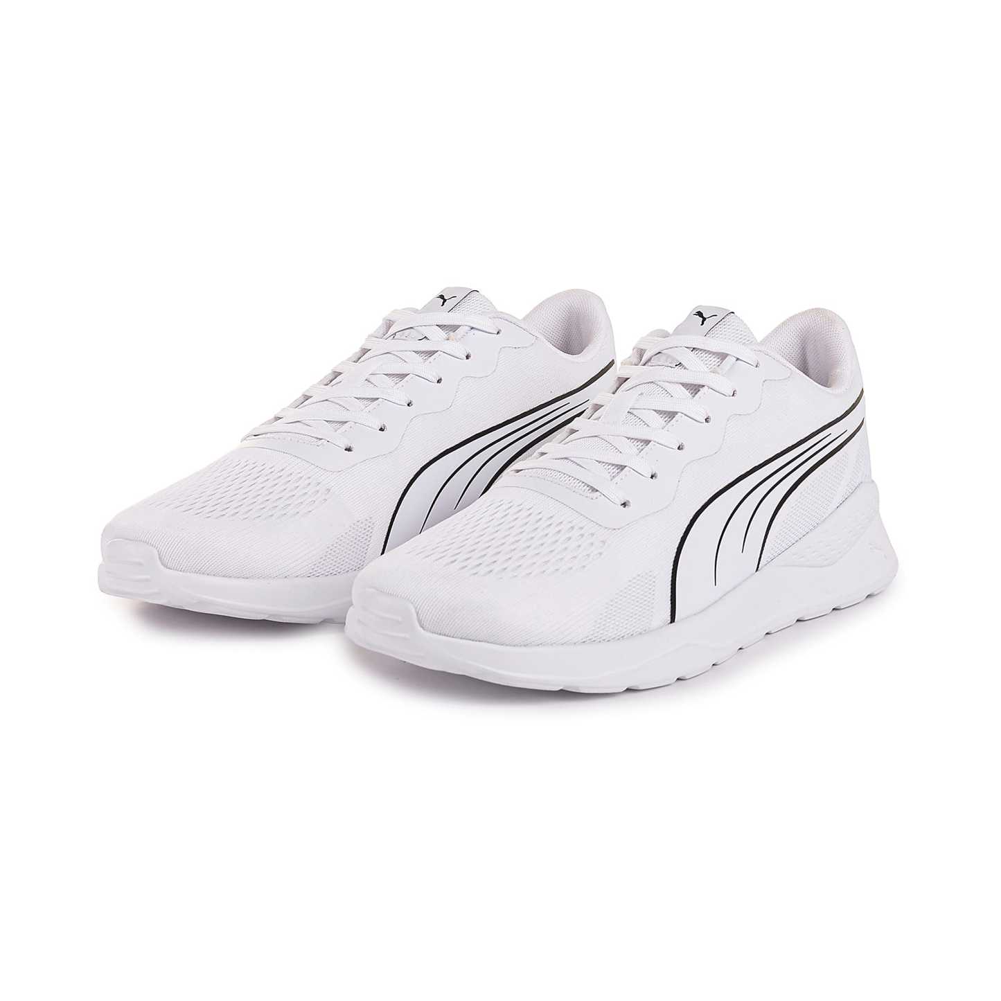 LITE Runner UNISEX Ayakkabı - Puma White-Puma White - 408533_03 - Görsel 2