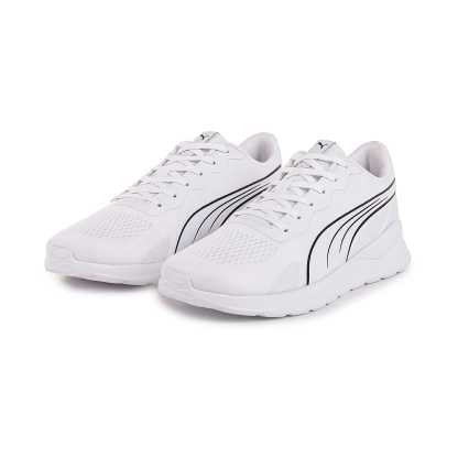 LITE Runner UNISEX Ayakkabı - Puma White-Puma White - 408533_03 - Görsel 2